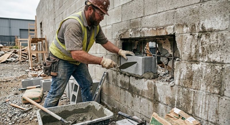 Block Masonry Repair in Fort Worth, TX