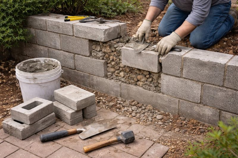 Block Wall Repair in Keller, TX