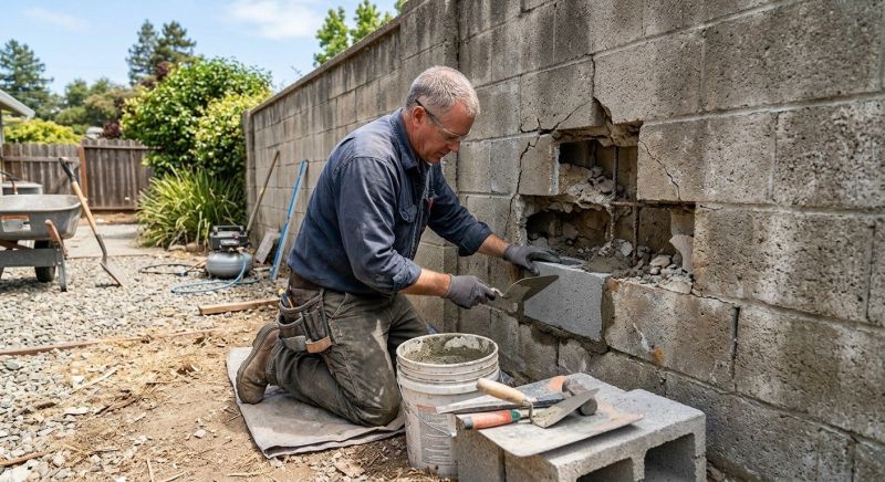 Block Work Repair in Fort Worth, TX