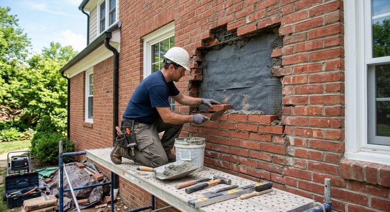 Brick Flatwork Repair in Keller, TX