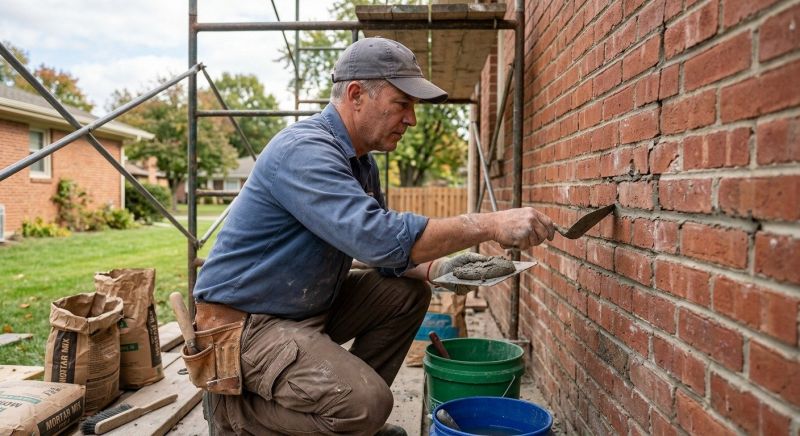 Brick Masonry Repair in North Richland Hills, TX