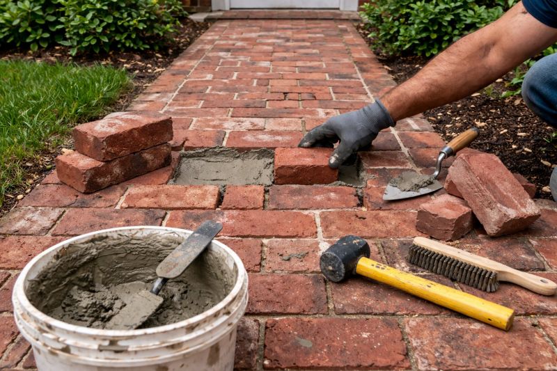 Brick Stoop Repair in Fort Worth, TX