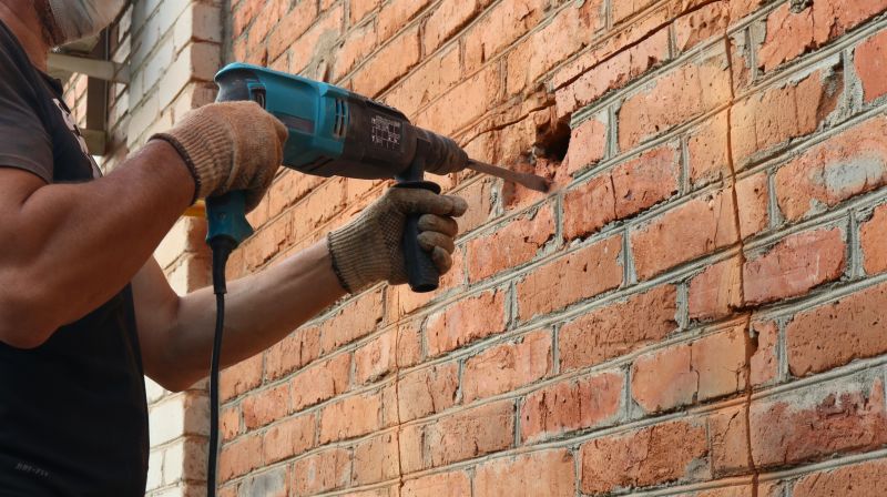 Brick Wall Repair in Crowley, TX