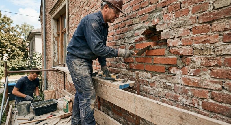 Brick Wall Repair in Euless, TX
