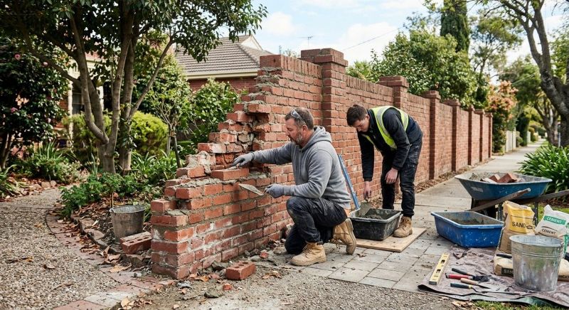 Brick Wall Repair in Joshua, TX