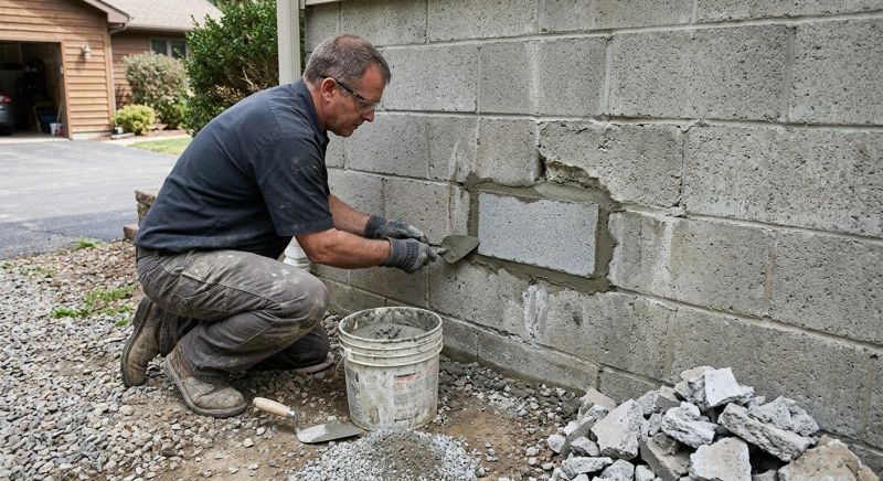 Cement Block Repair in Fort Worth, TX