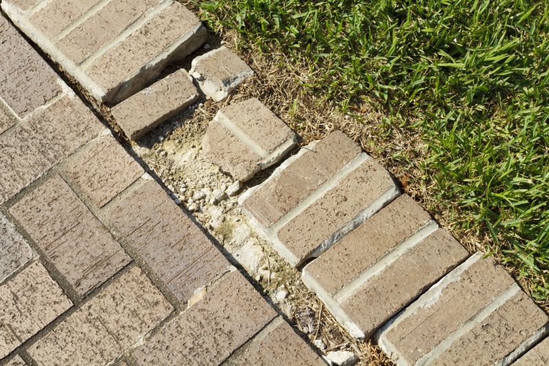 Entryway Brick Repair in Fort Worth, TX