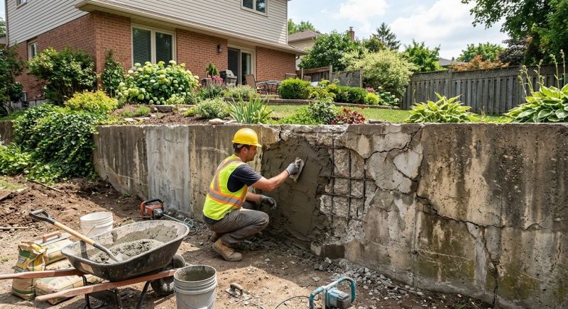Retaining Wall Repair in Arlington, TX