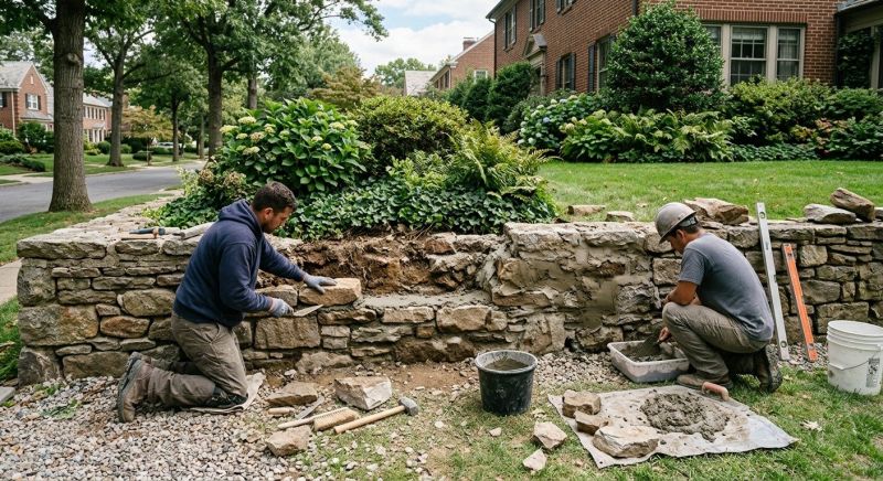 Retaining Wall Repair in Bedford, TX