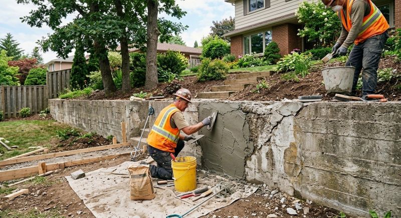 Retaining Wall Repair in Fort Worth, TX