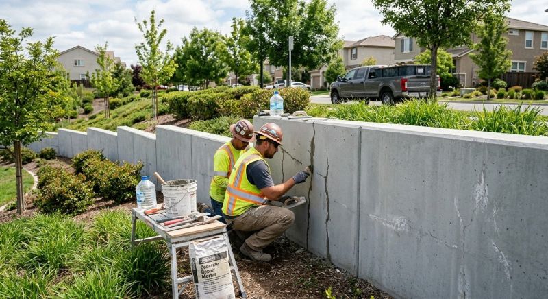 Retaining Wall Repair in Mansfield, TX