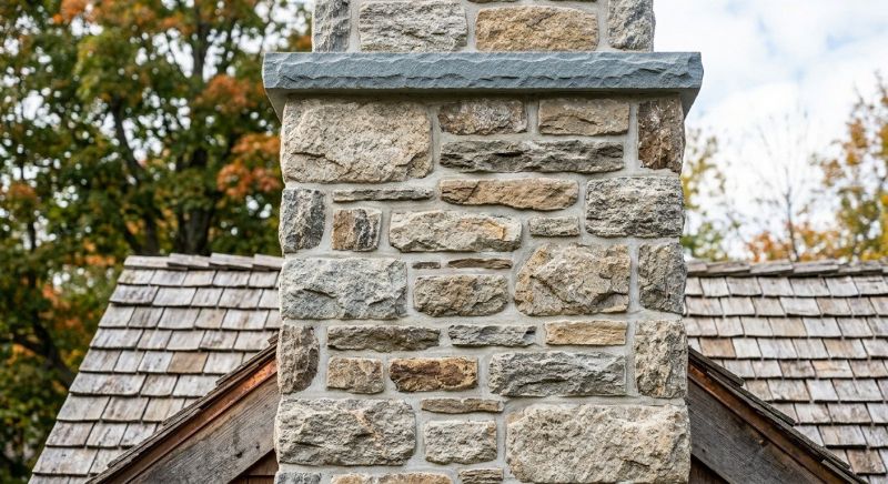 Stone Chimney Installation in Euless, TX