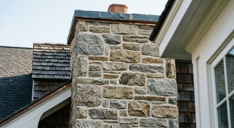 Stone Chimney Installation in Flower Mound, TX