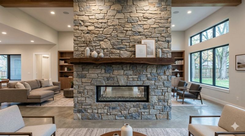 Stone Chimney Installation in Grapevine, TX