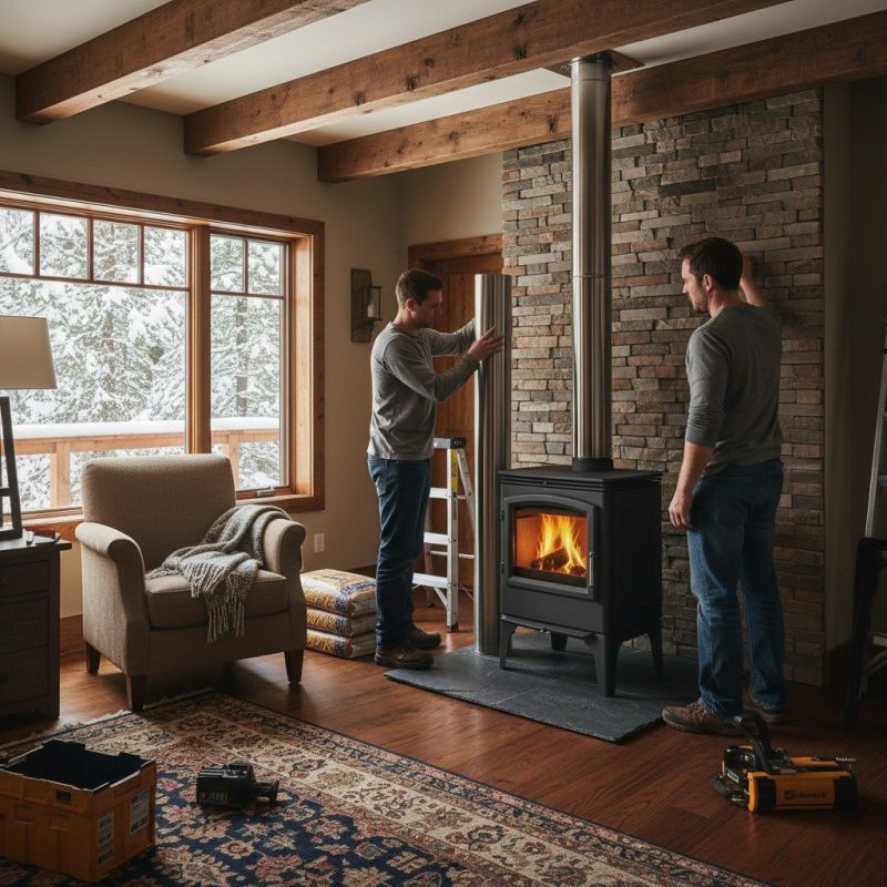Stone Chimney Installation in Grapevine, TX