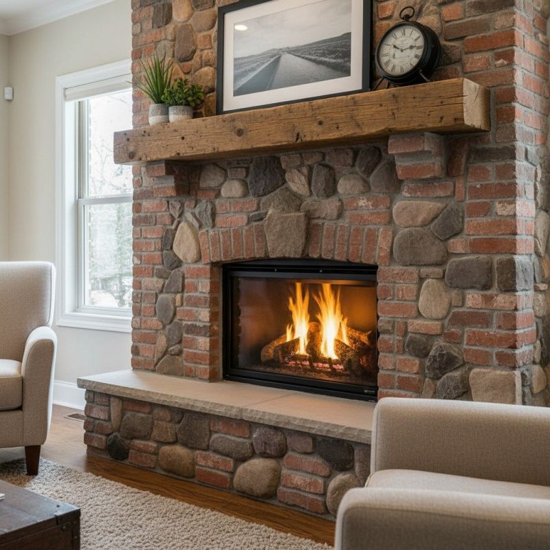 Stone Chimney Installation in Hurst, TX