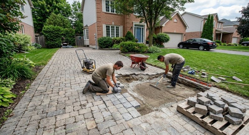 Stone Driveway Repair in Fort Worth, TX