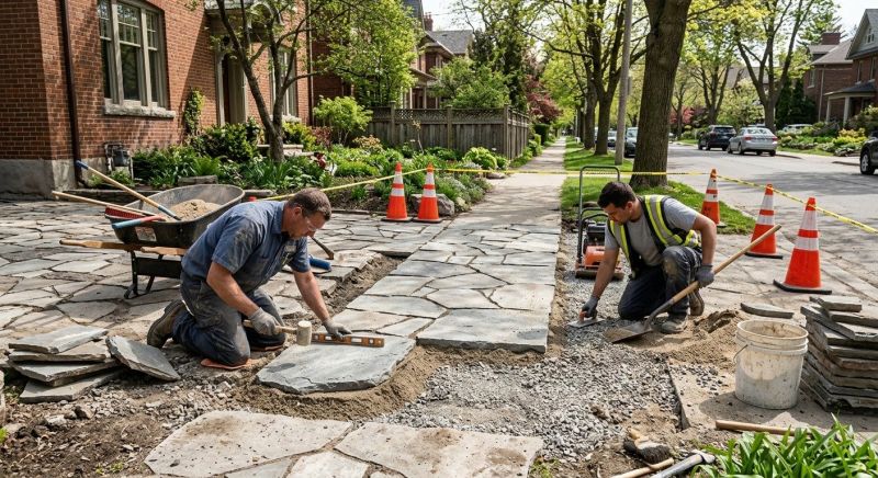 Stone Driveway Repair in Fort Worth, TX