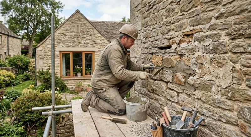 Stone Masonry Repair in Aledo, TX