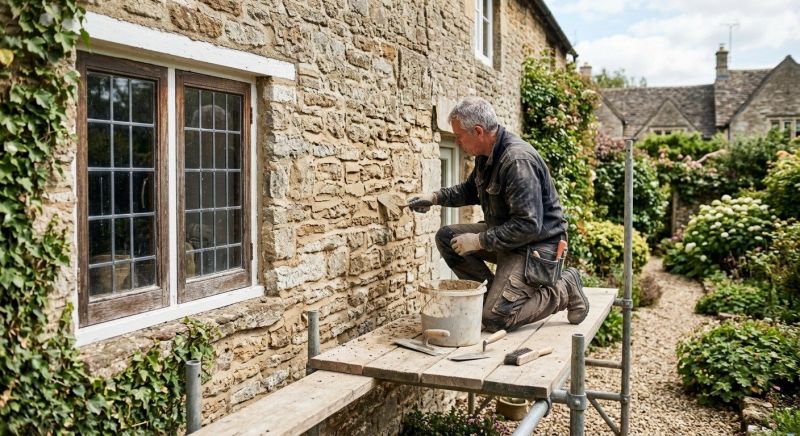 Stone Masonry Repair in Johnson County, TX