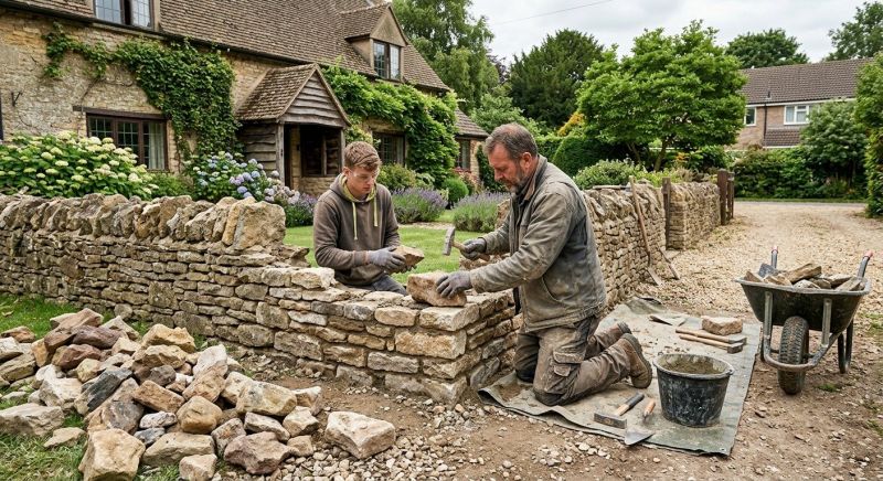 Stone Wall Repair in Euless, TX
