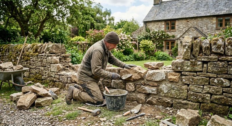 Stone Wall Repair in Fort Worth, TX