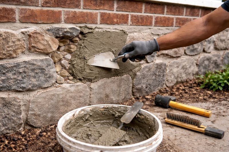 Stonework Repair in Johnson County, TX