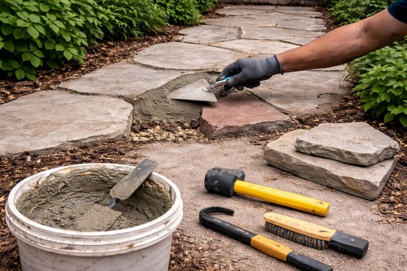 Stonework Repair in Johnson County, TX